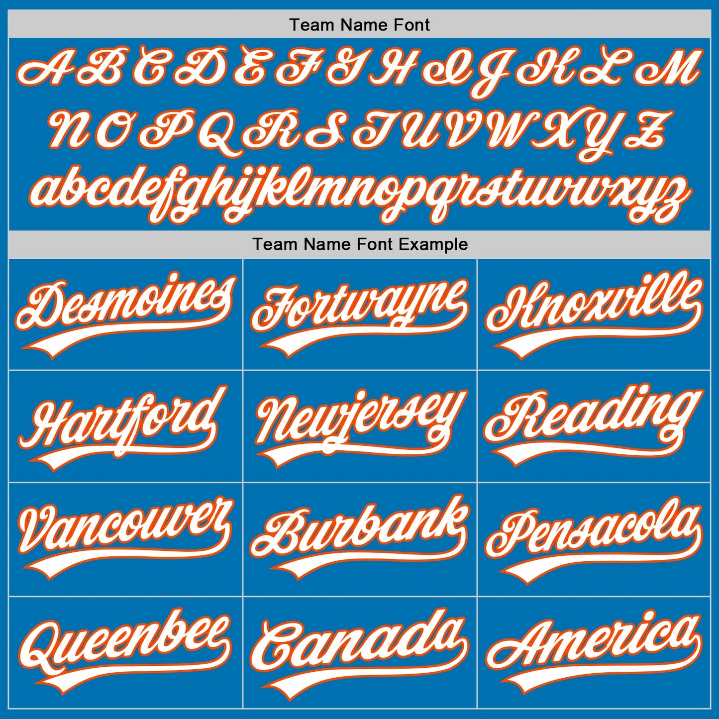 Custom Blue White-Orange Authentic Baseball Jersey