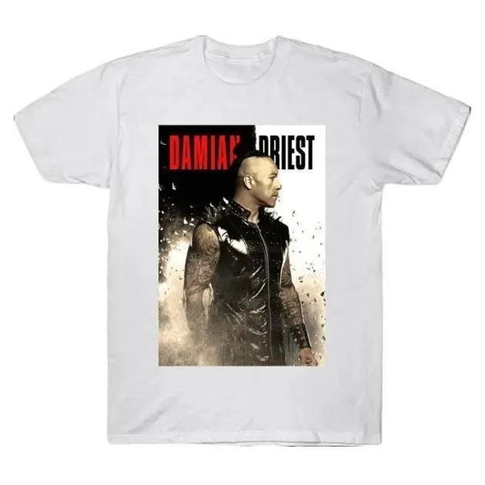 Damian Fans Art T-Shirt, Damian Priest Shirt, Professional Wrestler Fan Gift For Men Women Unisex Tee, Crew Neck...
