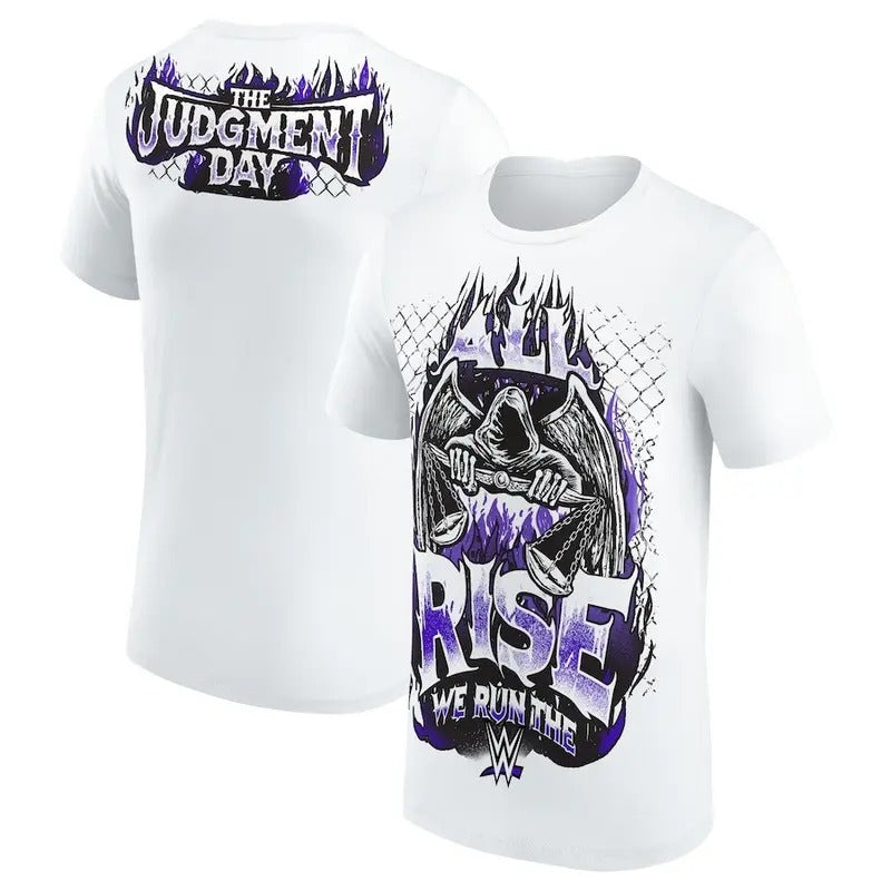 Judgment Day All Rise We Run 2 Sides T-Shirt, The Judgment Day Shirt, Professional Wrestler Fan Gift For Men Women Unisex...