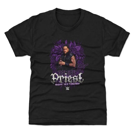 Black Damian Priest Receive Your Punishment T-Shirt, The Judgment Day Shirt, Professional Wrestler Fan Gift For Men Women...