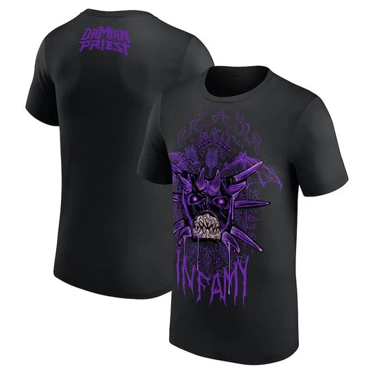 Damian Priest Infamy 2 Sides T-Shirt, The Judgment Day Shirt, Professional Wrestler Fan Gift For Men Women Unisex Tee,...