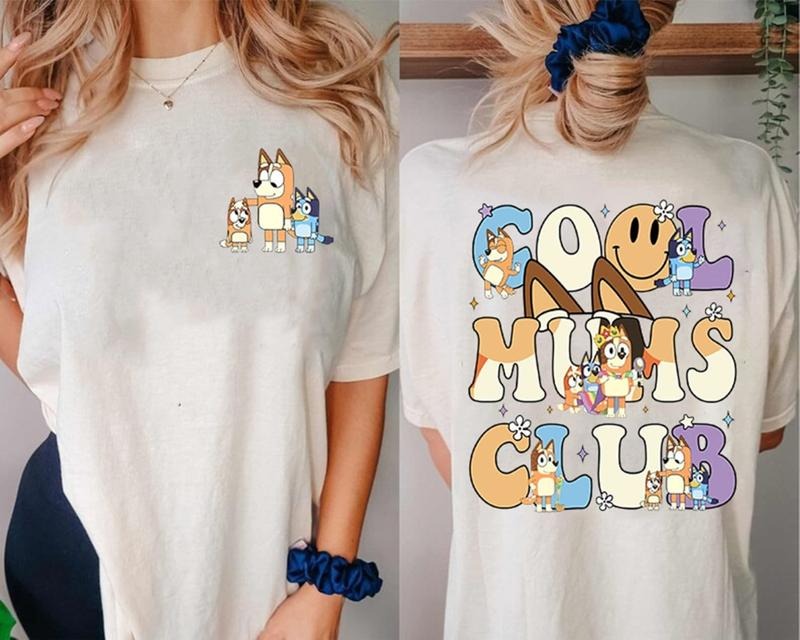 Bluey Cool Mum Club Sweatshirt, In My Bluey Mom Era Shirt, Bluey Mama Shirt, In My Mom Era Sweatshirt, Mom Life Shirt,...