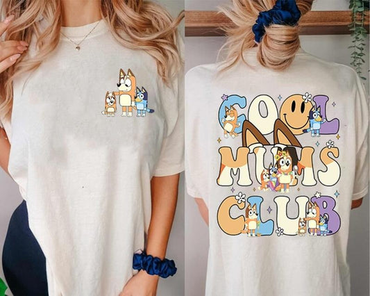 Bluey Cool Mum Club Sweatshirt, In My Bluey Mom Era Shirt, Bluey Mama Shirt, In My Mom Era Sweatshirt, Mom Life Shirt,...