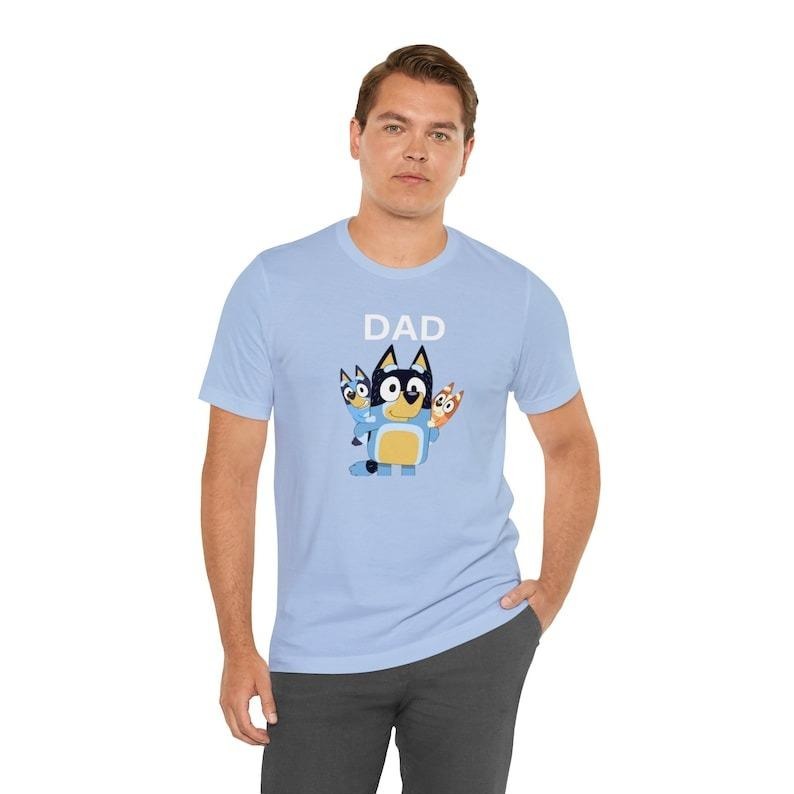 Bluey Dad TShirt, Bluey Dad Tee, Custom Bluey Shirt, Bandit Shirt Hoodie, Sweatshirt | WearSparks.com