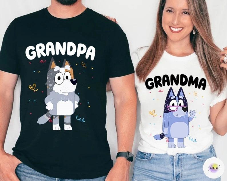 Bluey Grandpa Shirt,Grandmalife Bluey Shirt, Bob Bluey Shirt, Bluey Shirt, Bluey Family Shirt, Grandma Grandma Bluey...