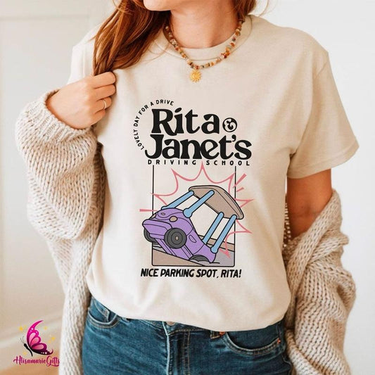 Bluey Janet and Rita Shirt, Rita and Janet's Driving School Shirt, Bluey Grannie Sweatshirt, Bluey Back To School Shirt,...