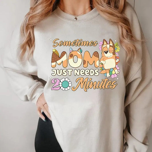 Bluey Mom I Need 20 Minutes Shirt | Bluey Chilli Mom Shirt | Where No One Come Near Me | Bluey Mama Shirt | Bluey Tee |...