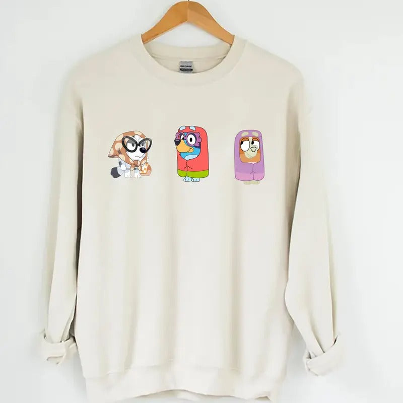 Bluey Shirt, Bingo Shirt, Bluey Characters, Bluey Heeler Family Shirt, Bluey Characters, Holiday Shirt, Dog Shirt Hoodie,...