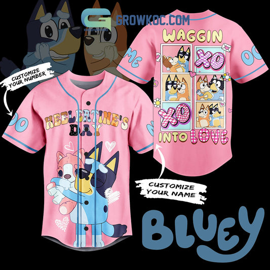 Bluey The Heeler Family Personalized Baseball Jersey