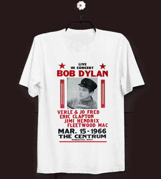 Bob Dylan 66 Gig Concert Centrum Poster Vintage Ideal Gift Unisex T Shirt Menswear Top Hoodie, Sweatshirt | WearSparks.com