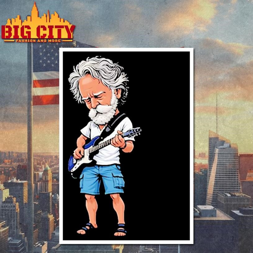 Bob Weir Guitar Illustration Shirt
