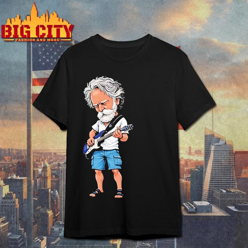 Bob Weir Guitar Illustration Shirt