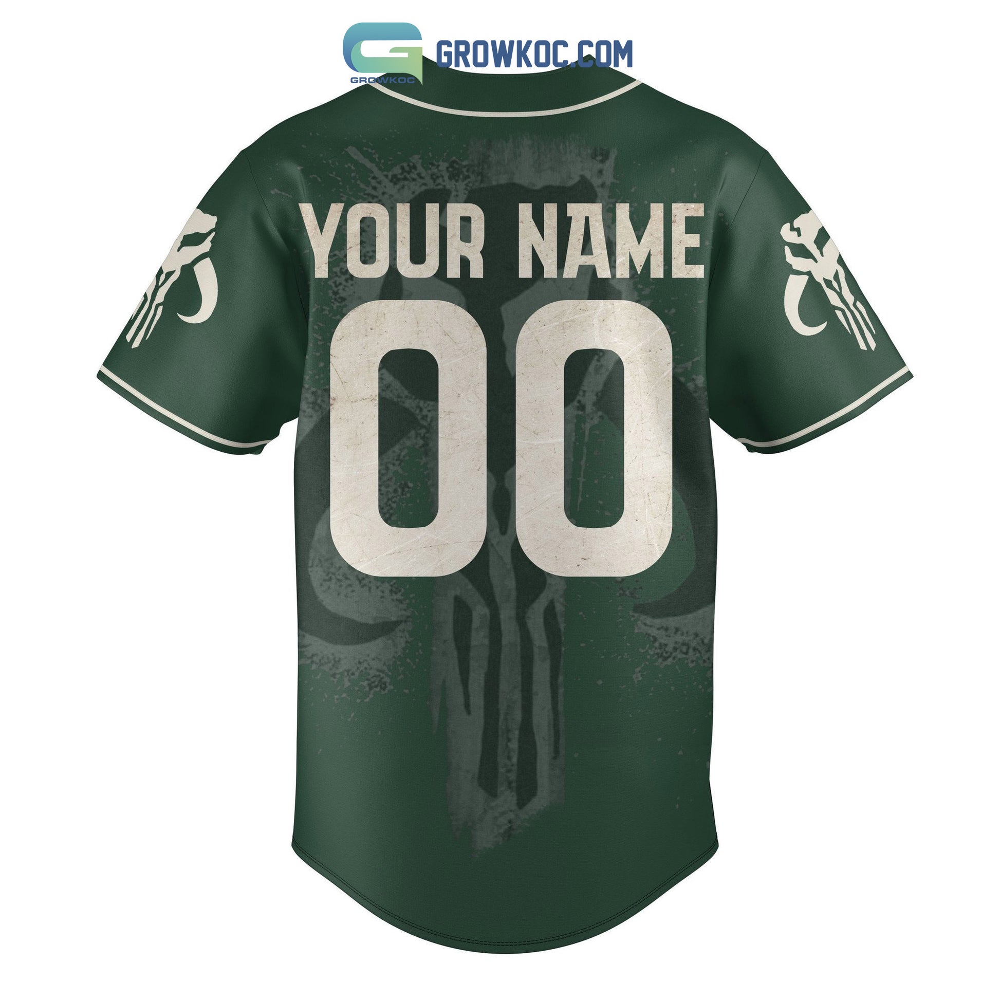 Boba Fett’s Mandalorian Personalized Baseball Jersey