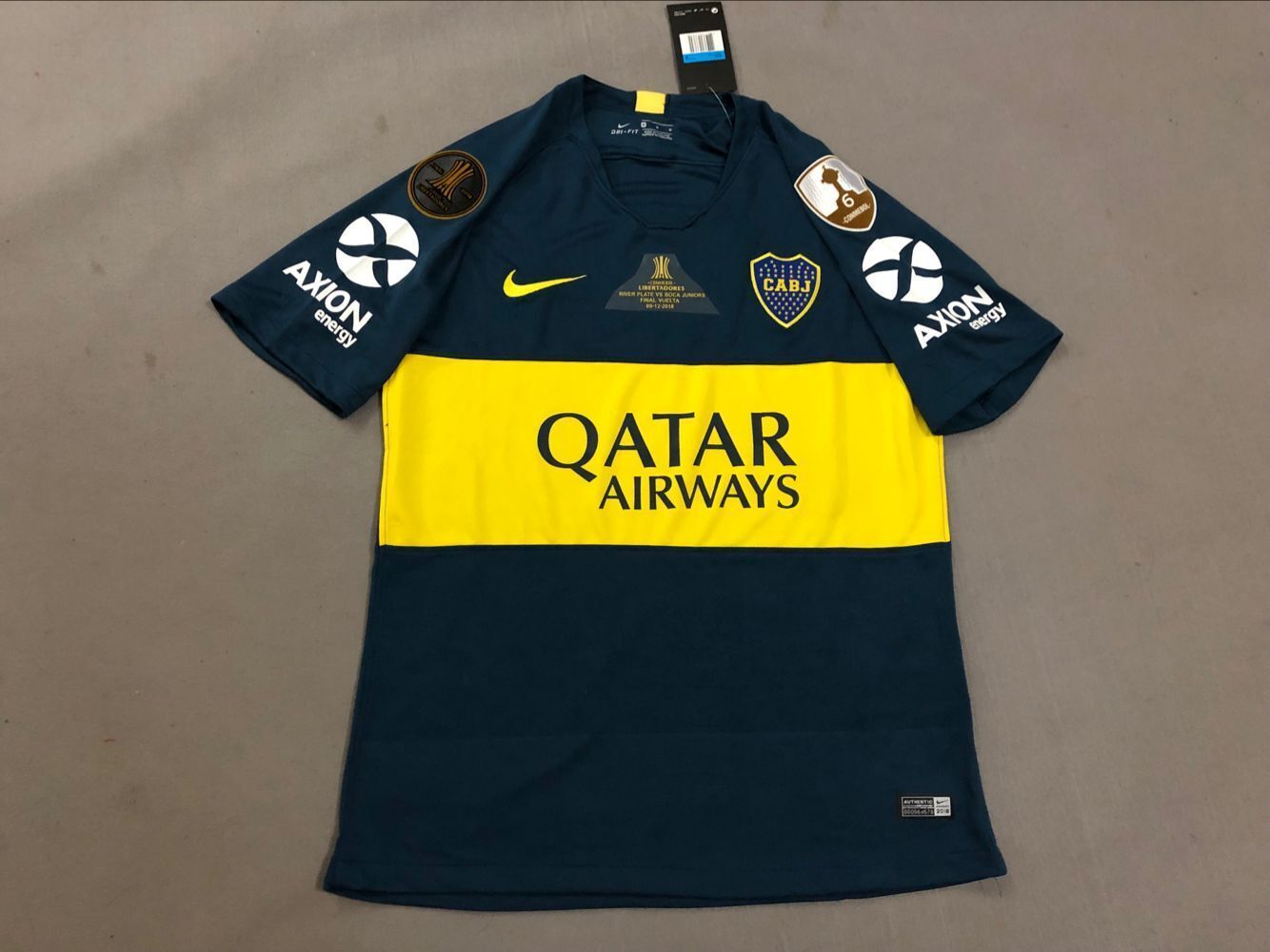 Boca Libertadores Cup Finals game soccer jersey