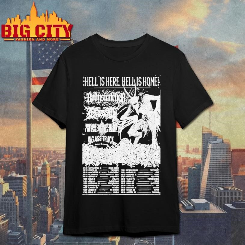 Bodysnatcher Ingested The Hell Is Here Hell Is Home Tour 2026 Shirt