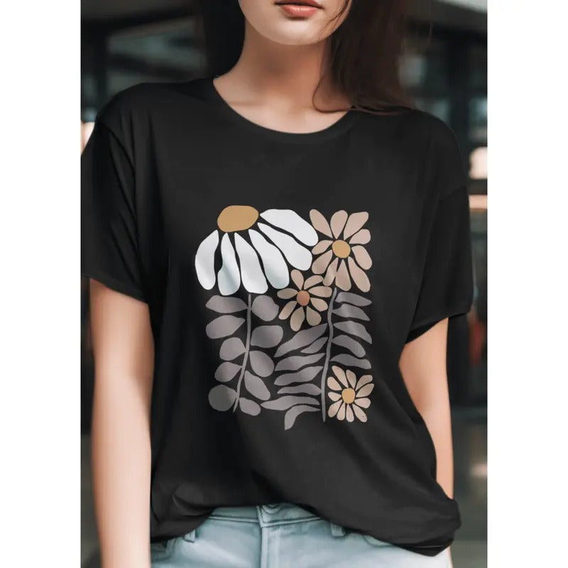 Boho Flower Shirt Unisex Wildflower Sweater graphic shirt, shirt style, funny teeshirt, summer tshirts, cool tshirts,...