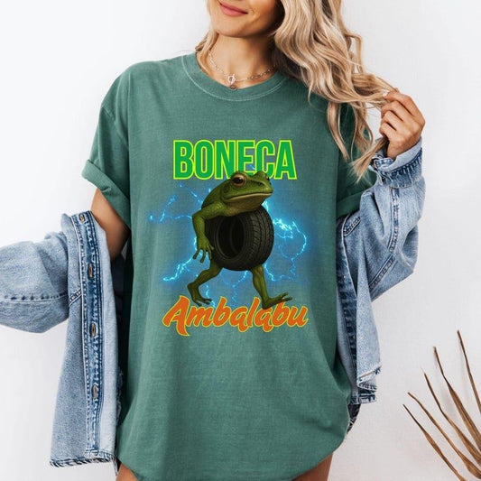 Boneca Ambalabu Funny T-shirt, Bootleg Rap Tee, Italian Brainrot Shirt, Funny Frog Meme Shirt, Weird Absurd Funny Shirt,...
