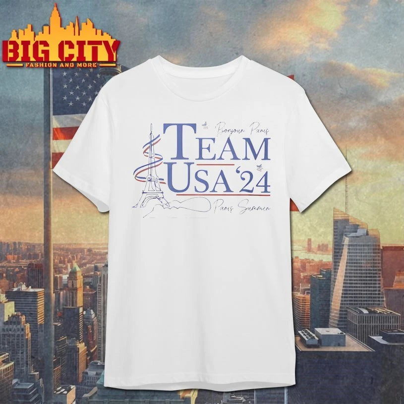 Bonjour Paris Team USA Shirt