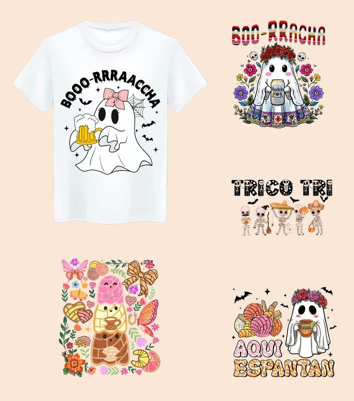 Boo--rracha Halloween Boo Shirt, Halloween Costume, Latino Halloween Shirt, Funny Mexican Spanish Halloween Shirt Hoodie,...