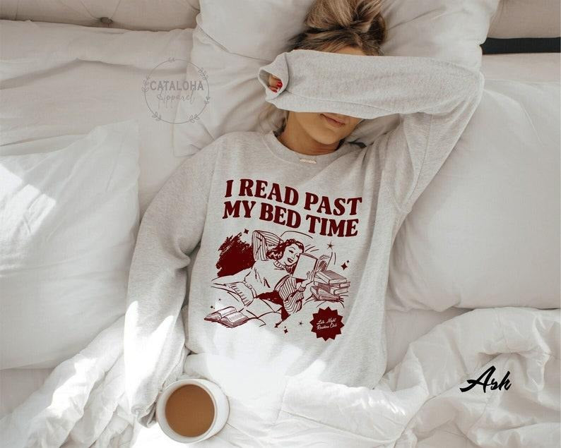 Book Club Sweatshirt, Late night reader Book Club sweater, One more chapter, Book Lover hoodie, Retro Reader Smut Slut...