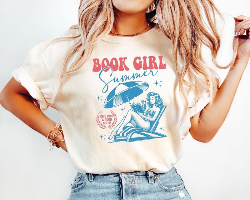 Book Girl Summer Shirt, Bookish Summer Shirt, Bookish Shirt, Book Lover Gift, Bookish Girl Shirt, Bookish Gift, Reading...