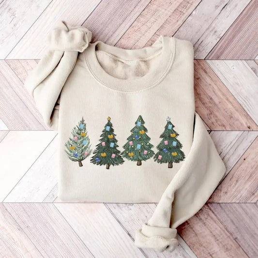 Bookish Christmas Tree Sweatshirt, Christmas Bookish, Bookworm Sweater, Librarian Sweater, Christmas Reading Shirt, Book...