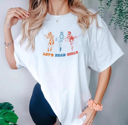 Bookish Cowgirl Sweatshirt | Let's Read Girls, Western Book Lover Shirt Book Club Hoodie Gift for Her BookTok Romance...