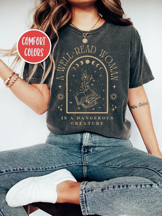 Bookish Shirt Reading T-Shirt Librarian Shirt Literature Shirt Literary Shirt Book Club Shirt Poet Shirt Aesthetic...