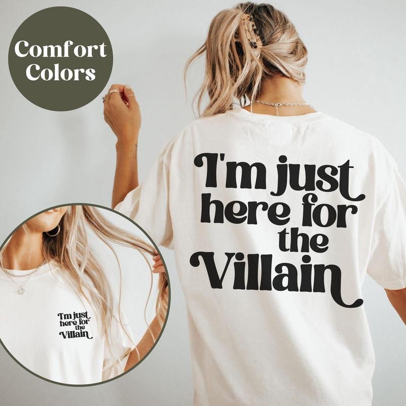 Bookish Shirt, Book Shirt, Bookish Gift, Dark Romance TShirt, Villain T-Shirt, Gift for Book Lover, Gift for Reader, Gift...