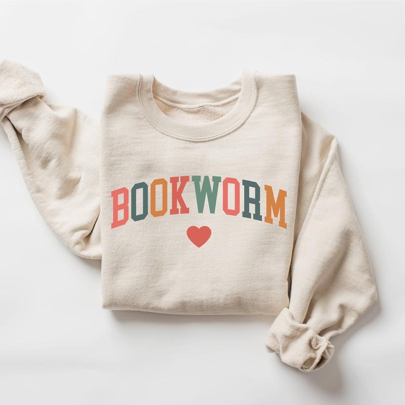 Bookworm Sweatshirt, Books Lover Shirt, ESL Teacher Sweatshirt, Bookish Shirt, Teacher Reading Sweatshirt, Group Teacher...