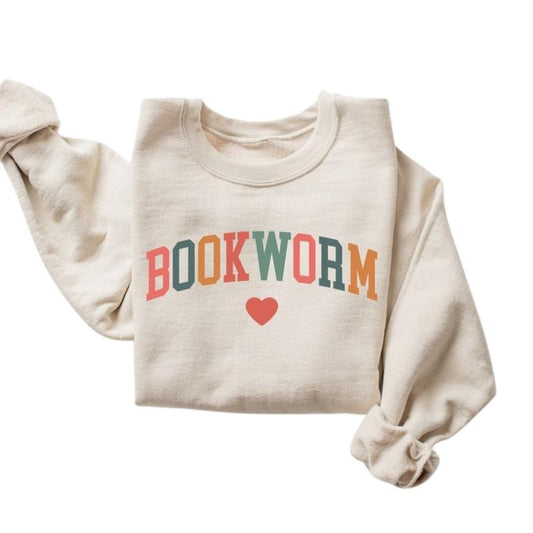 Bookworm Sweatshirt, Cute Teacher Books Lover Shirt, Teacher Reading Hoodie, Group Teacher Tshirt Classic Crewneck