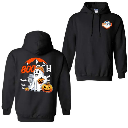 Boosch Light Ghost Cute Halloween 2 Sided Hoodie, Busch Light Halloween Sweatshirt For Men And Women, Halloween Cute...