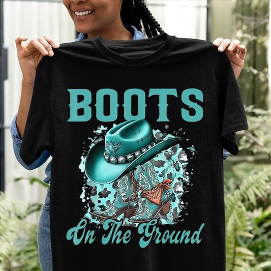 Boots On The Ground T-shirt, Where Them Fans At Shirt, County Line Dance Tees, Girls Grab Your Fans T-shirt, Western...