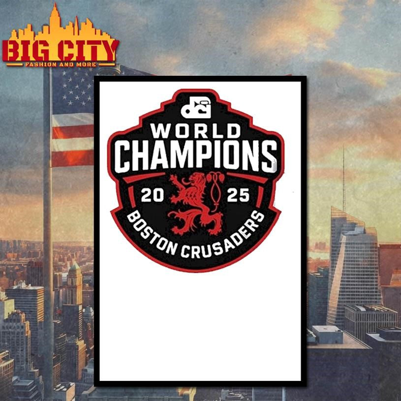 Boston Crusaders World Champions 2025 Logo Shirt