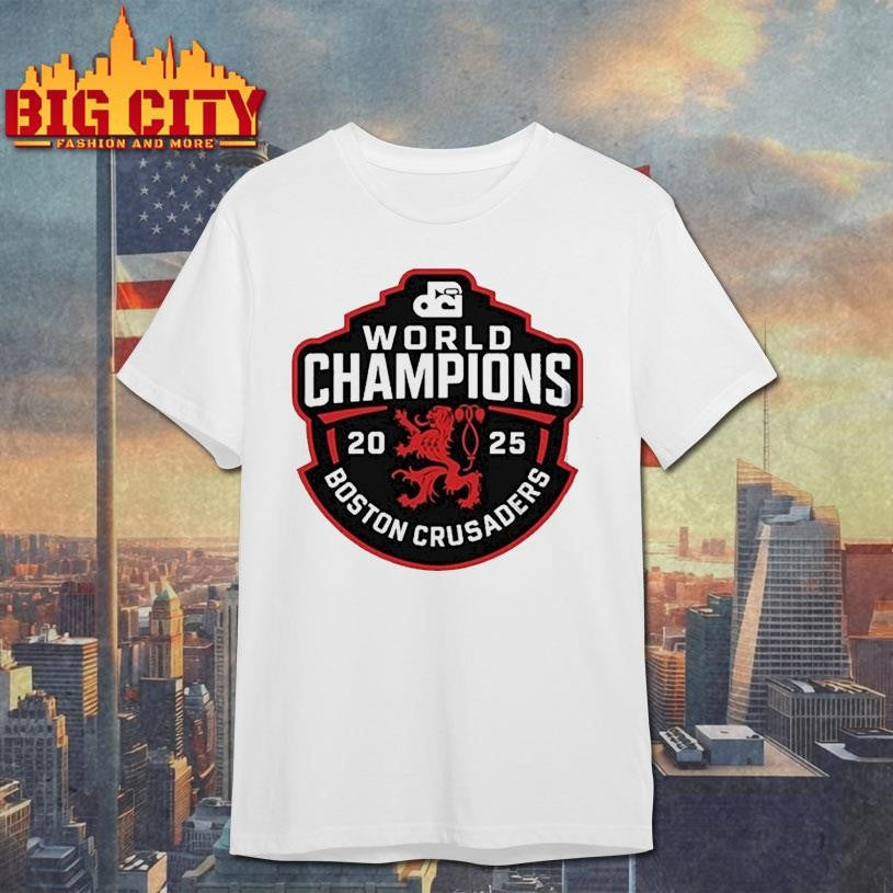 Boston Crusaders World Champions 2025 Logo Shirt
