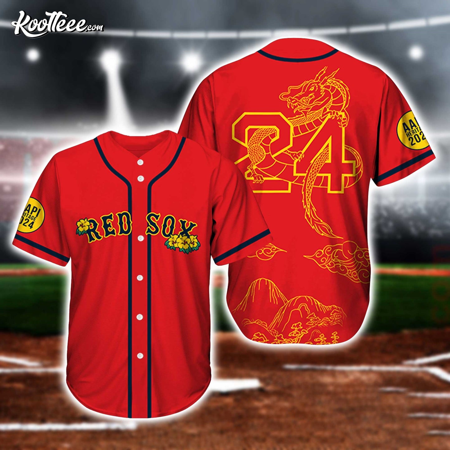 Boston Red Sox 2024 AAPI Celebration Baseball Jersey