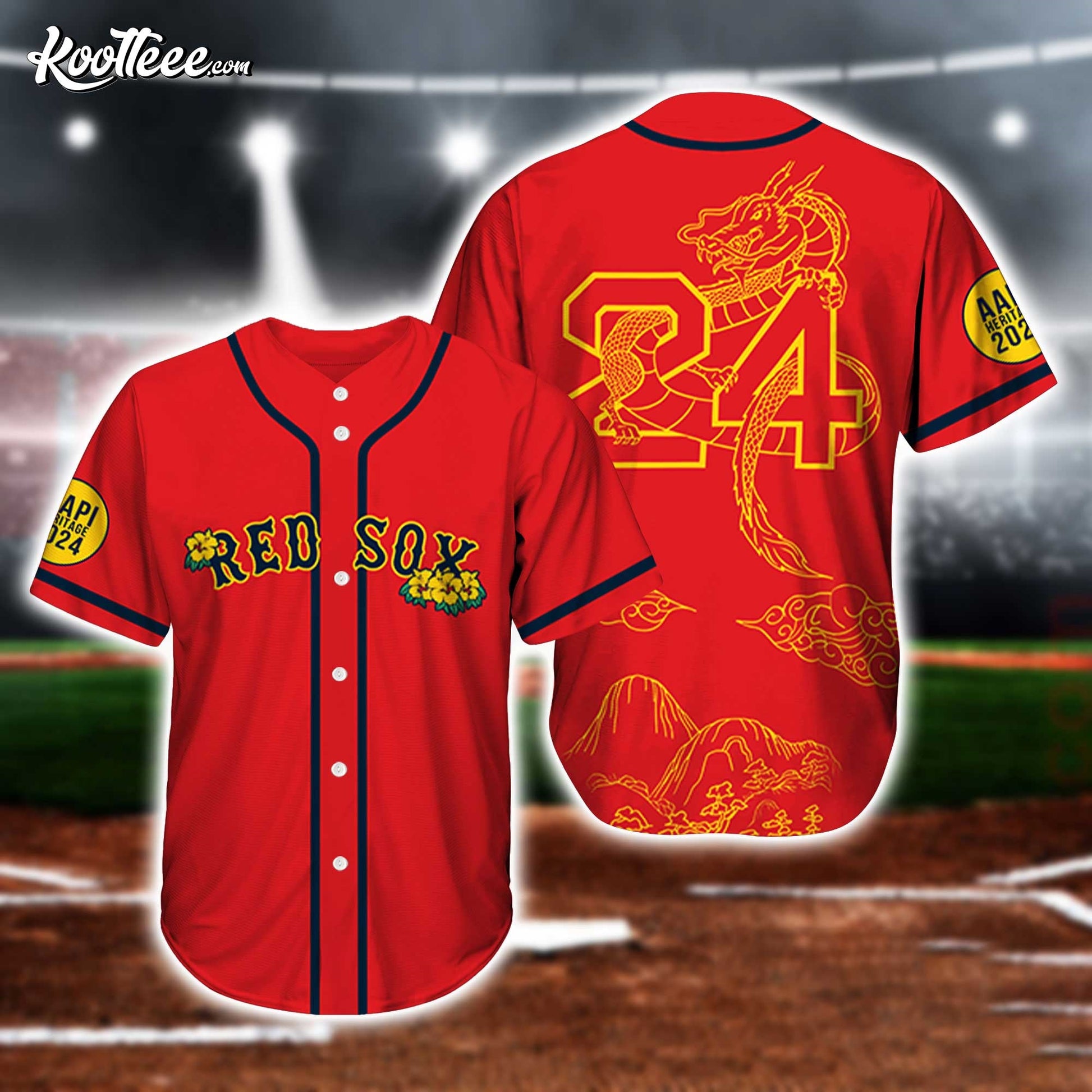 Boston Red Sox 2024 AAPI Celebration Baseball Jersey