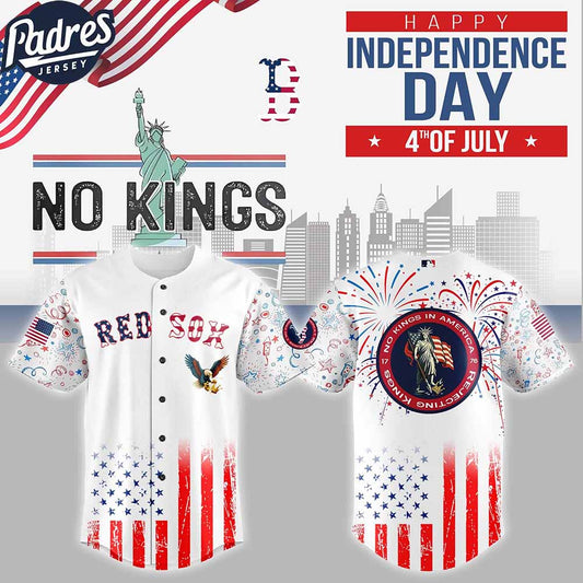 Boston Red Sox MLB X The 4th Of July X Military Custom Baseball Jersey - Padres Jersey Oasis: Elevate Your Baseball Style...
