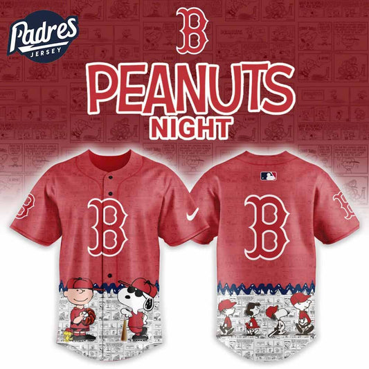 Boston Red Sox x Peanuts 75th Anniversary Baseball Jersey - Padres Jersey Oasis: Elevate Your Baseball Style Game...