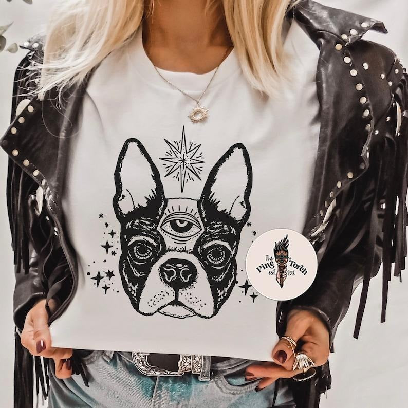Boston Terrier T-shirt, Bossy Boston Terrier T-shirt, I'm the boss T-shirt, like a boss T-shirt, boston terrier gift,...