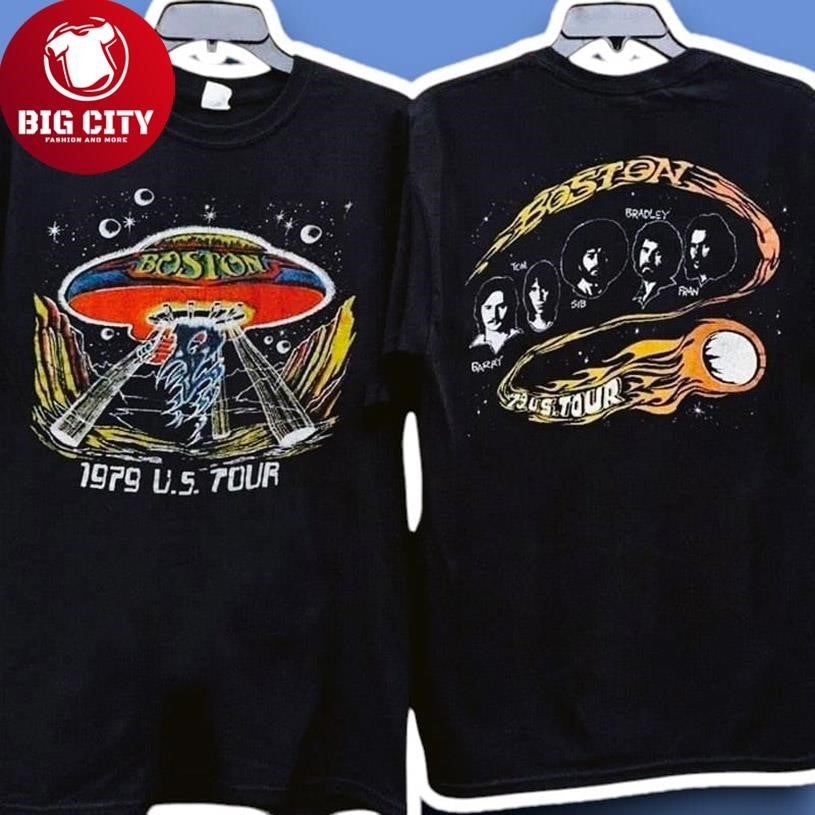 Boston US Tour 1979 Concert Two Sided Shirt