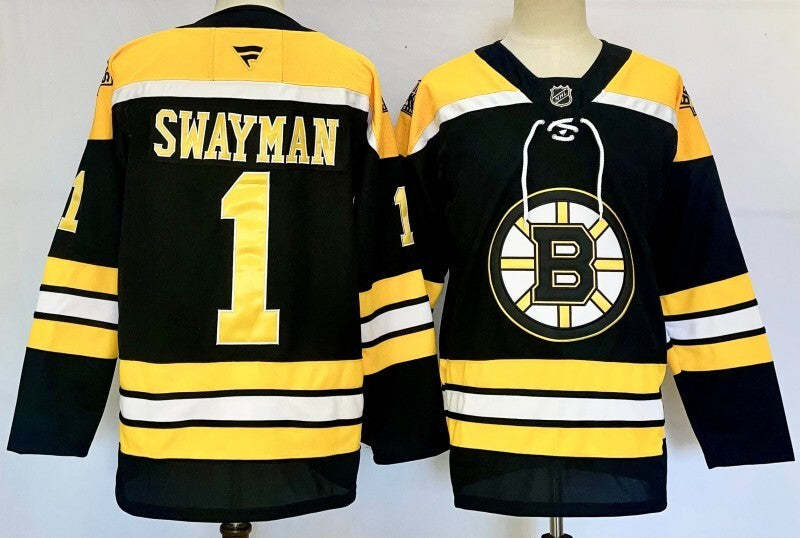Boston Bruins #1 Jeremy Swayman Style 1