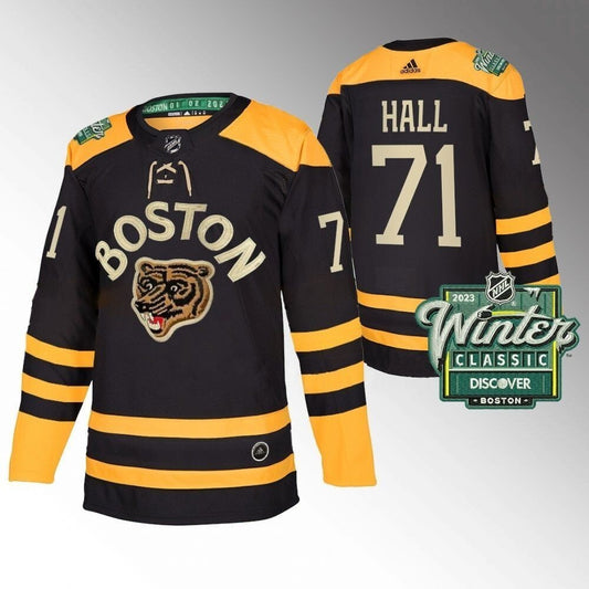 Boston Bruins #71 Taylor Hall 2023 Winter Classic Black