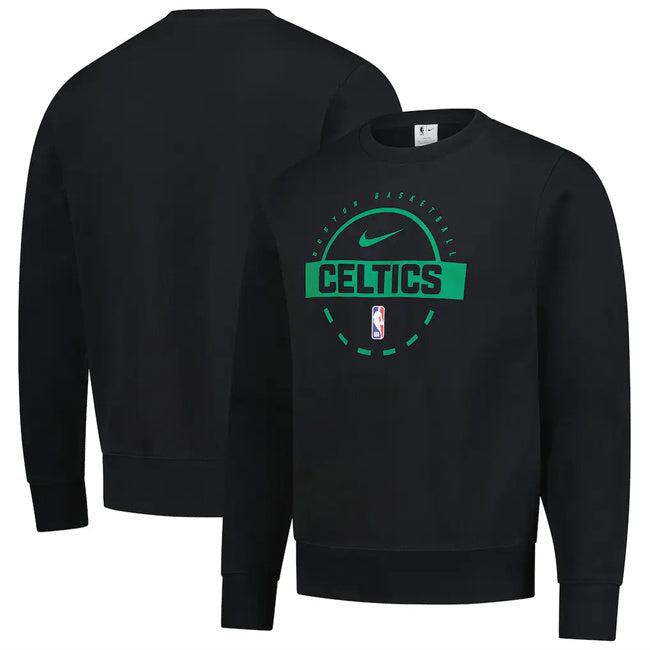 Boston Celtics Black 2025 26 Practice Club Sweatshirt