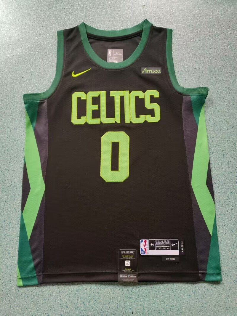 Boston Celtics #0 Jayson Tatum New Season Celtics 0 City Edition Style 2