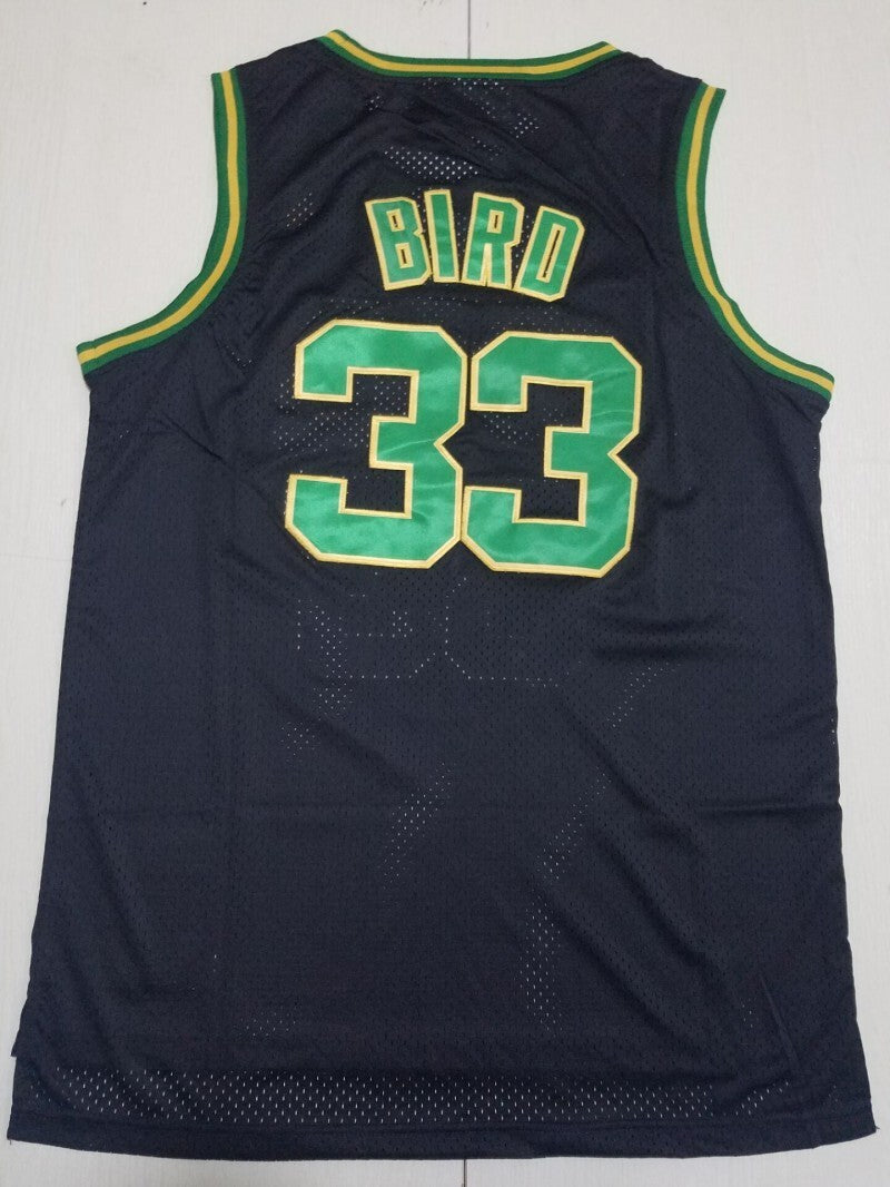 Boston Celtics #33 Larry Bird Celtics 33 Black s-xxl Style 1