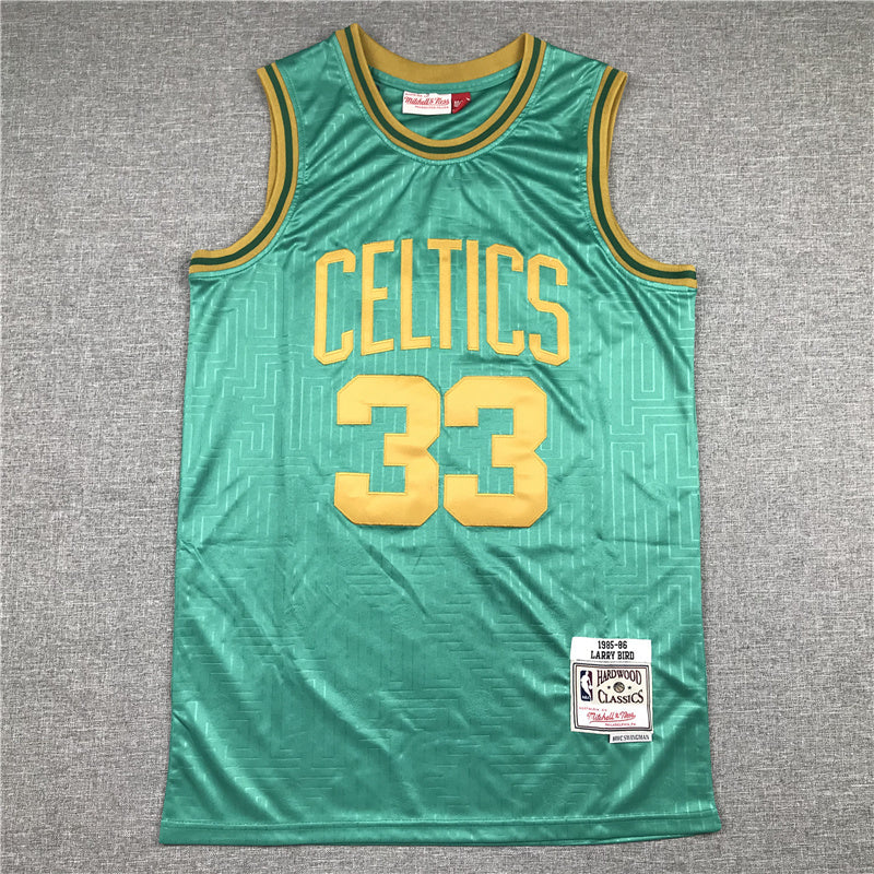 Boston Celtics #33 Larry Bird Celtics 33 Edition Style 2