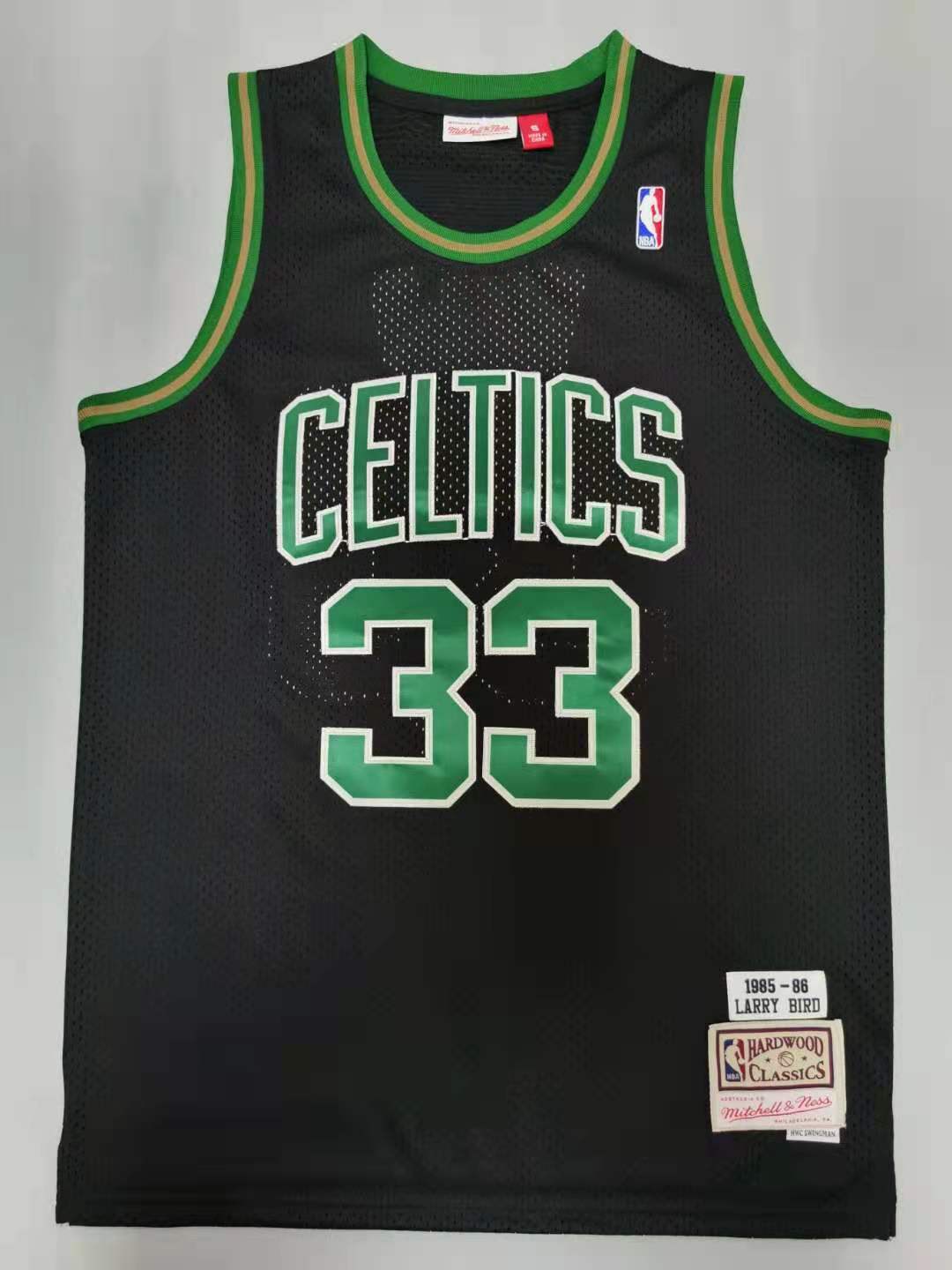 Boston Celtics #33 Larry Bird Celtics 33# Retro - Black Style 2