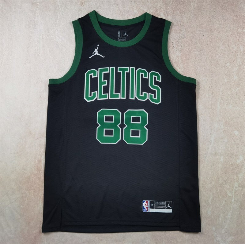 Boston Celtics#88 Neemias Queta Hot Press Celtics Style 4