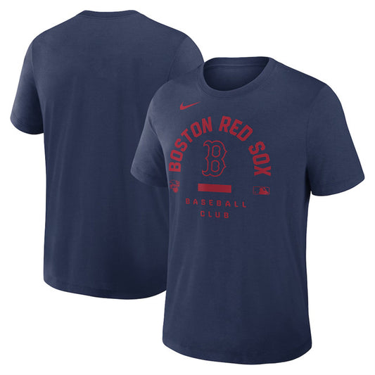 Boston Red Sox Navy Collection Early Work Tri-Blend Dri-FIT T-Shirt